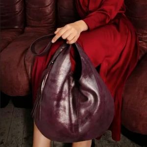 NWT HOBO Gardner plum metallic shoulder bag, with dust bag